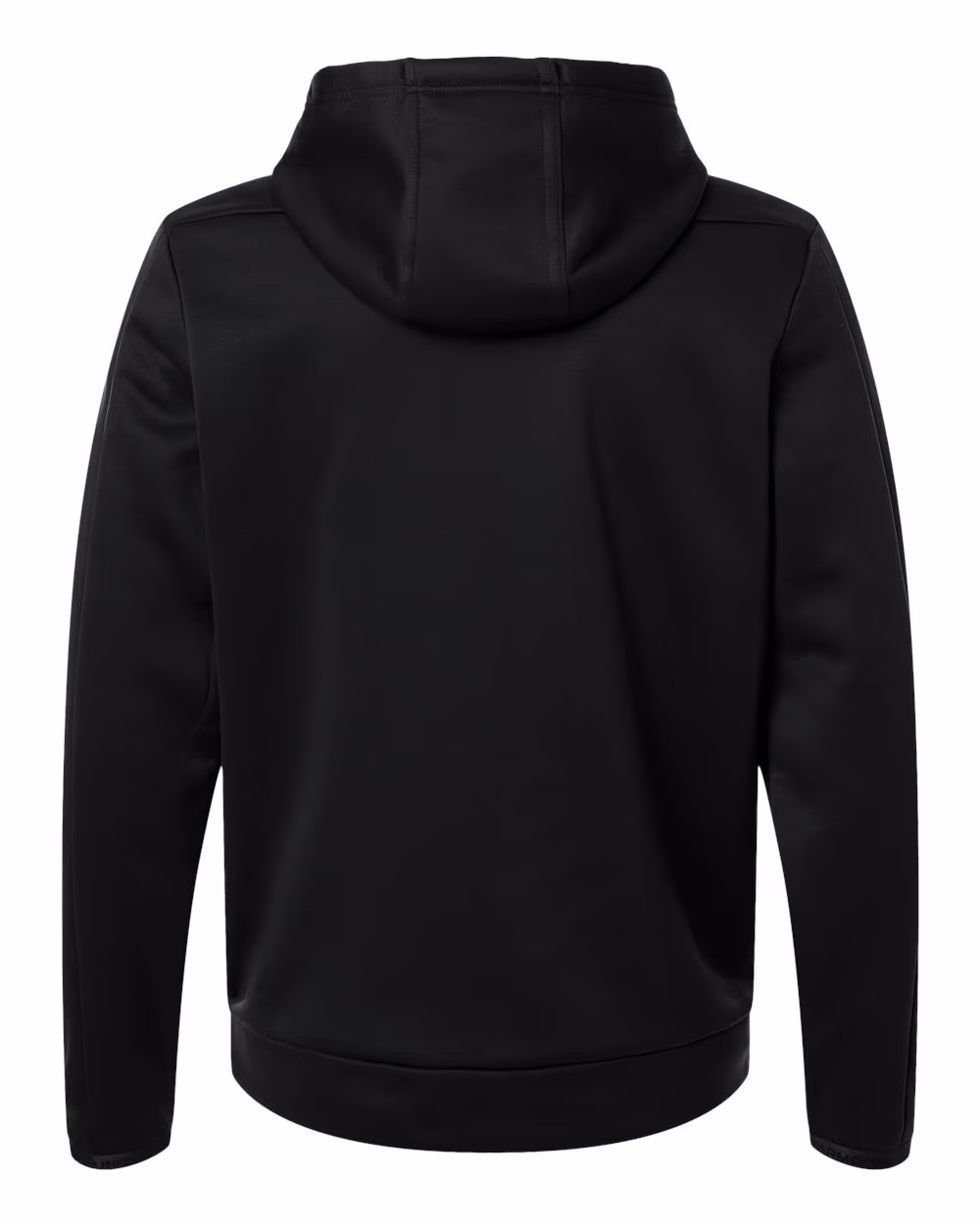 Custom Under Armour Men's Armour Fleece Pro Hooded Sweatshirt - Black/ White back