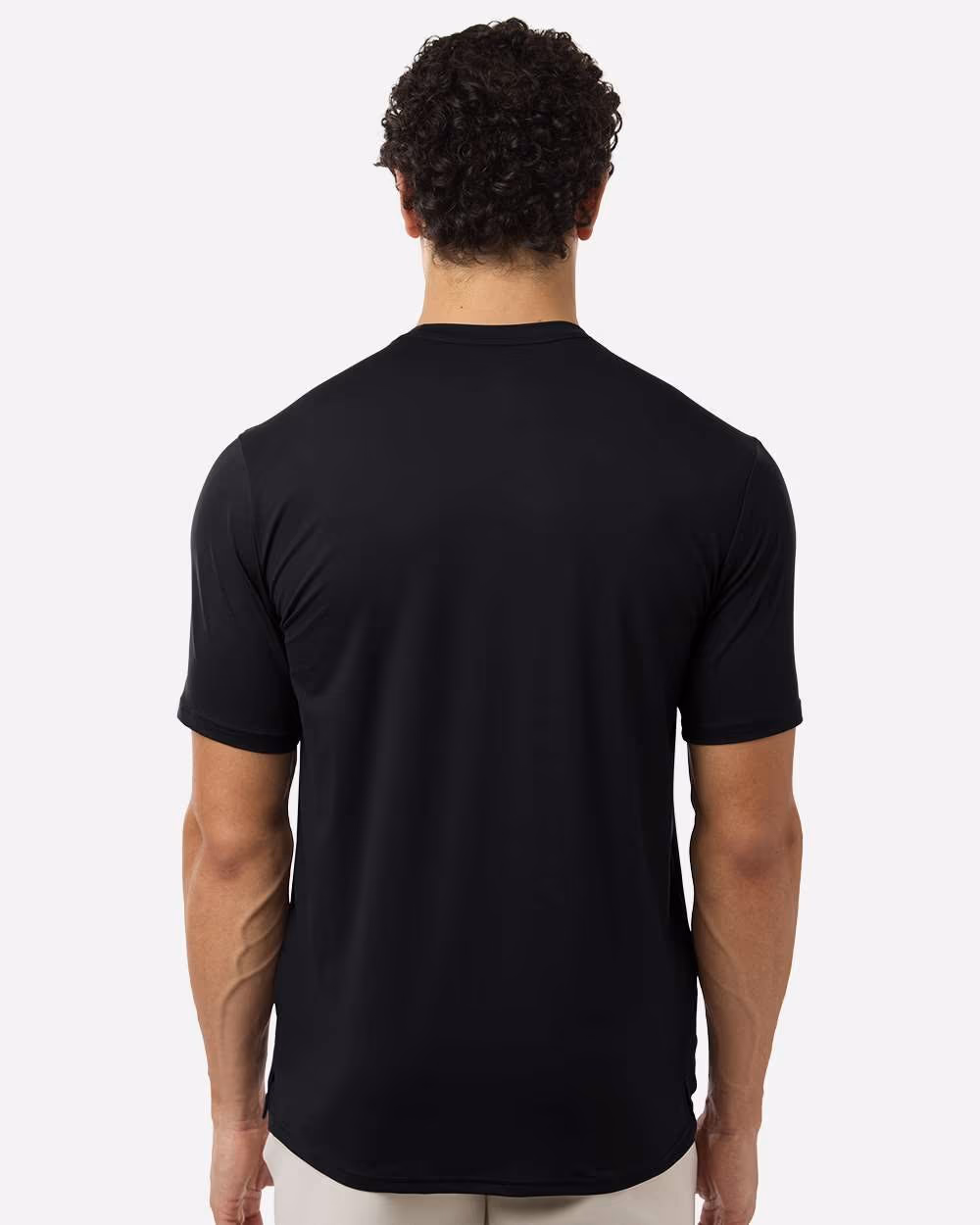 Custom Under Armour Men's Team Vanish T-Shirt - Black/ White back