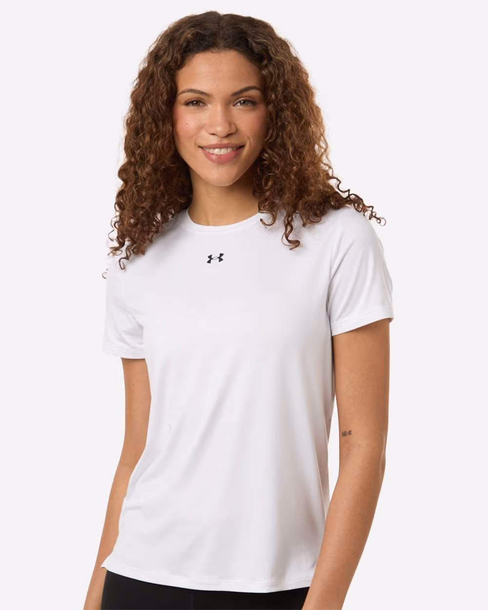 Under Armour Women’s Vanish T-Shirt - White/ Black front