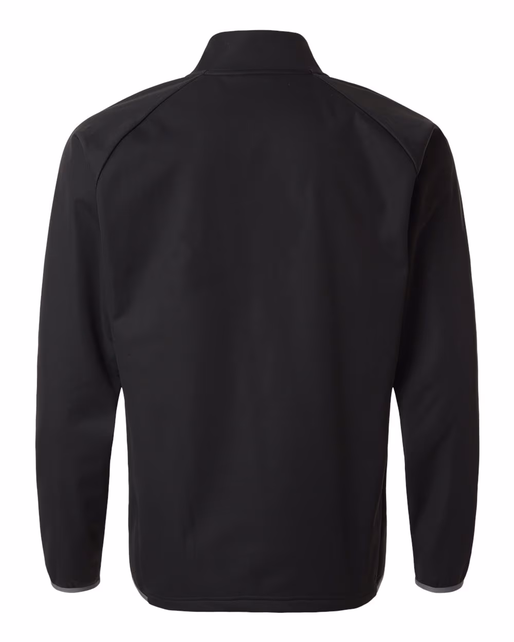 Custom Adidas Men's Ultimate365 Wind Quarter-Zip Pullover - Black flat back