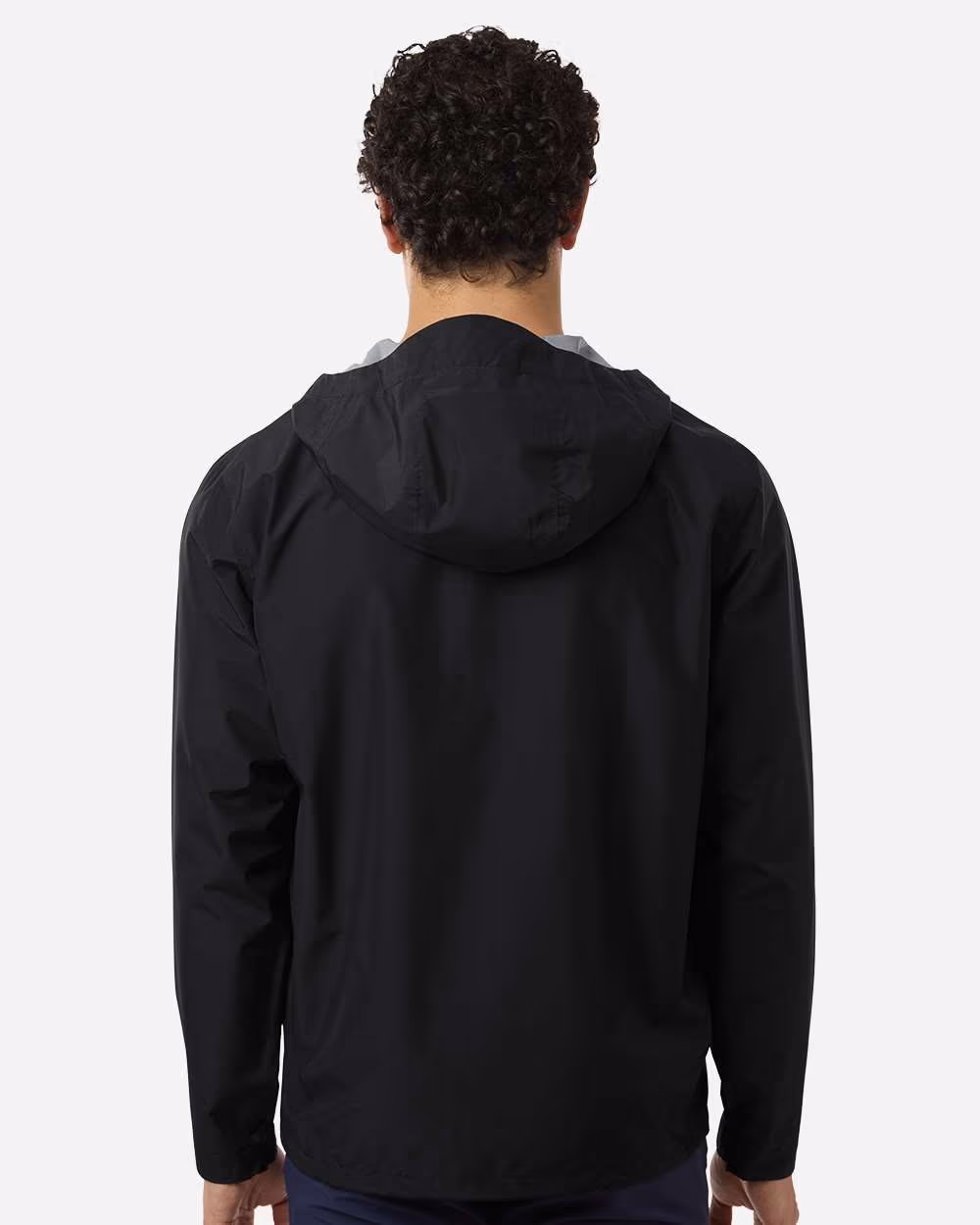 Custom Under Armour Men's Cloudstrike Jacket - Black/ White back