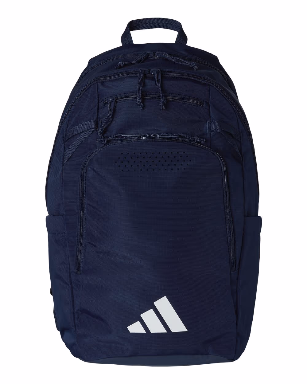 Custom Adidas Defender 5 Backpack - Team Navy Blue front