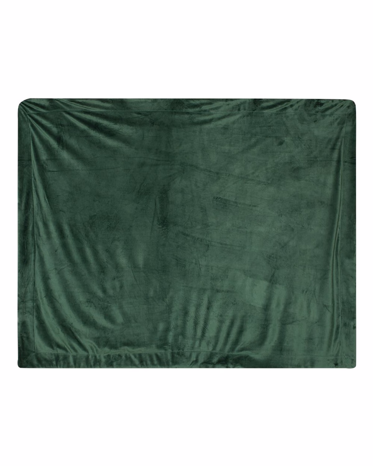 Alpine Fleece Micro Mink Sherpa Blanket - Forest - front