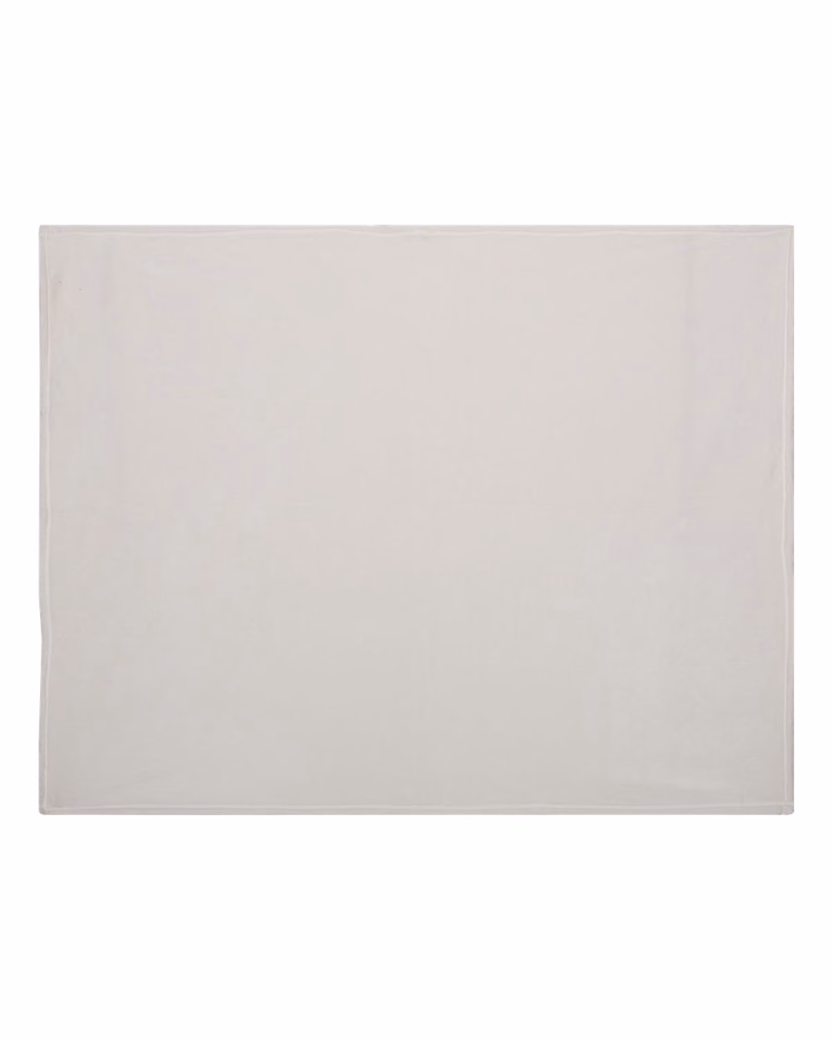 Alpine Fleece Mink Touch Luxury Blanket - Cream - side