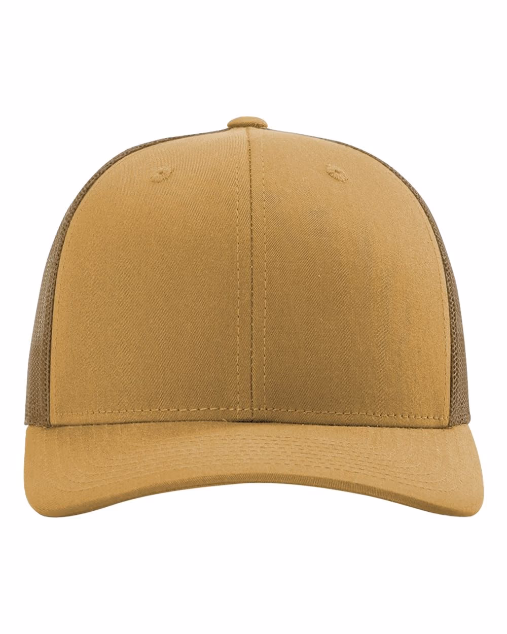 Richardson 112 Snapback Trucker Cap - Amber Gold front