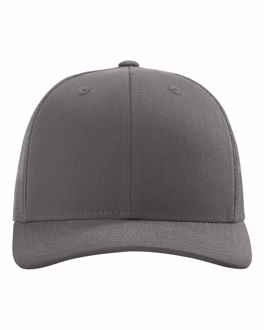 Richardson 112 Snapback Trucker Cap - Charcoal front