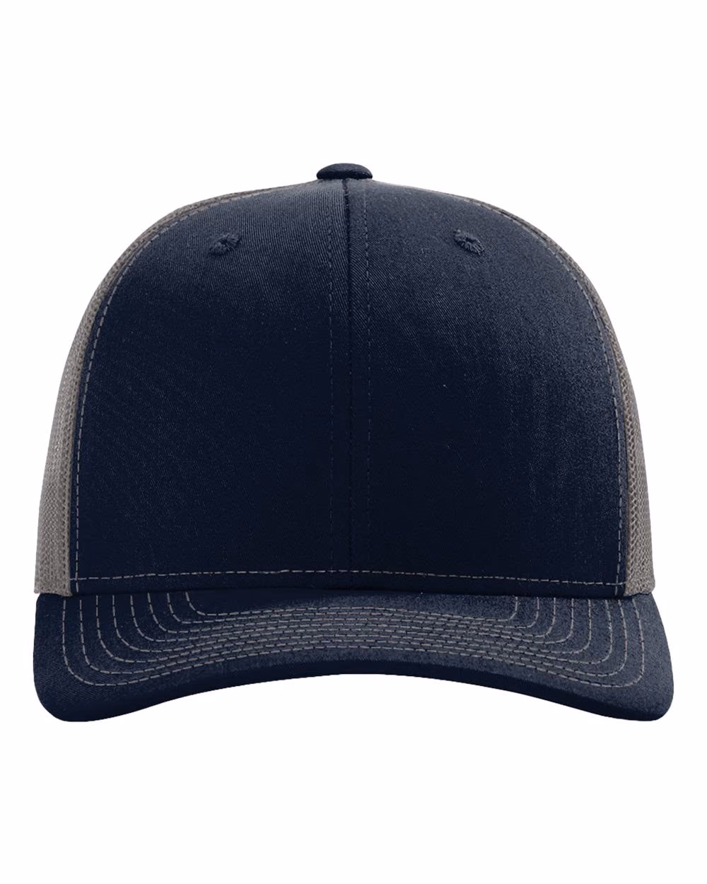 Richardson 112 Snapback Trucker Cap - Navy/ Charcoal front
