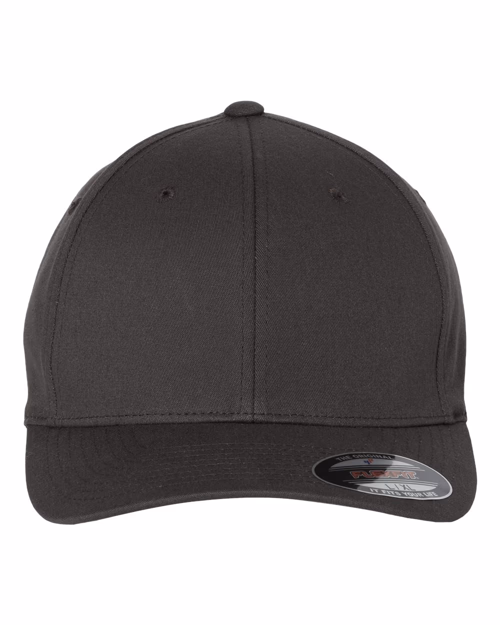 Flexfit V-Flexfit® Cotton Twill Cap - Dark Grey front