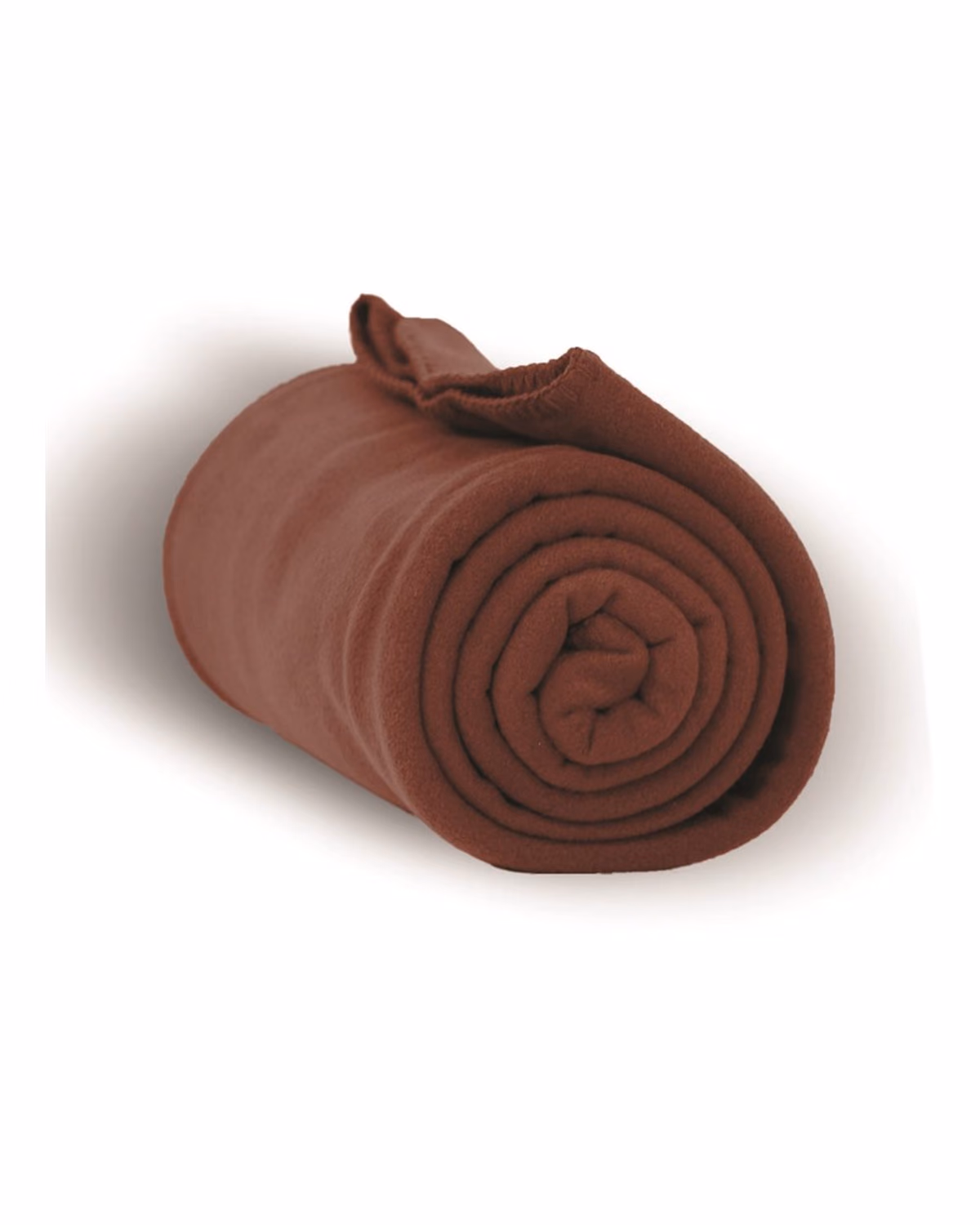 Alpine Fleece Throw Blanket - Brown - front