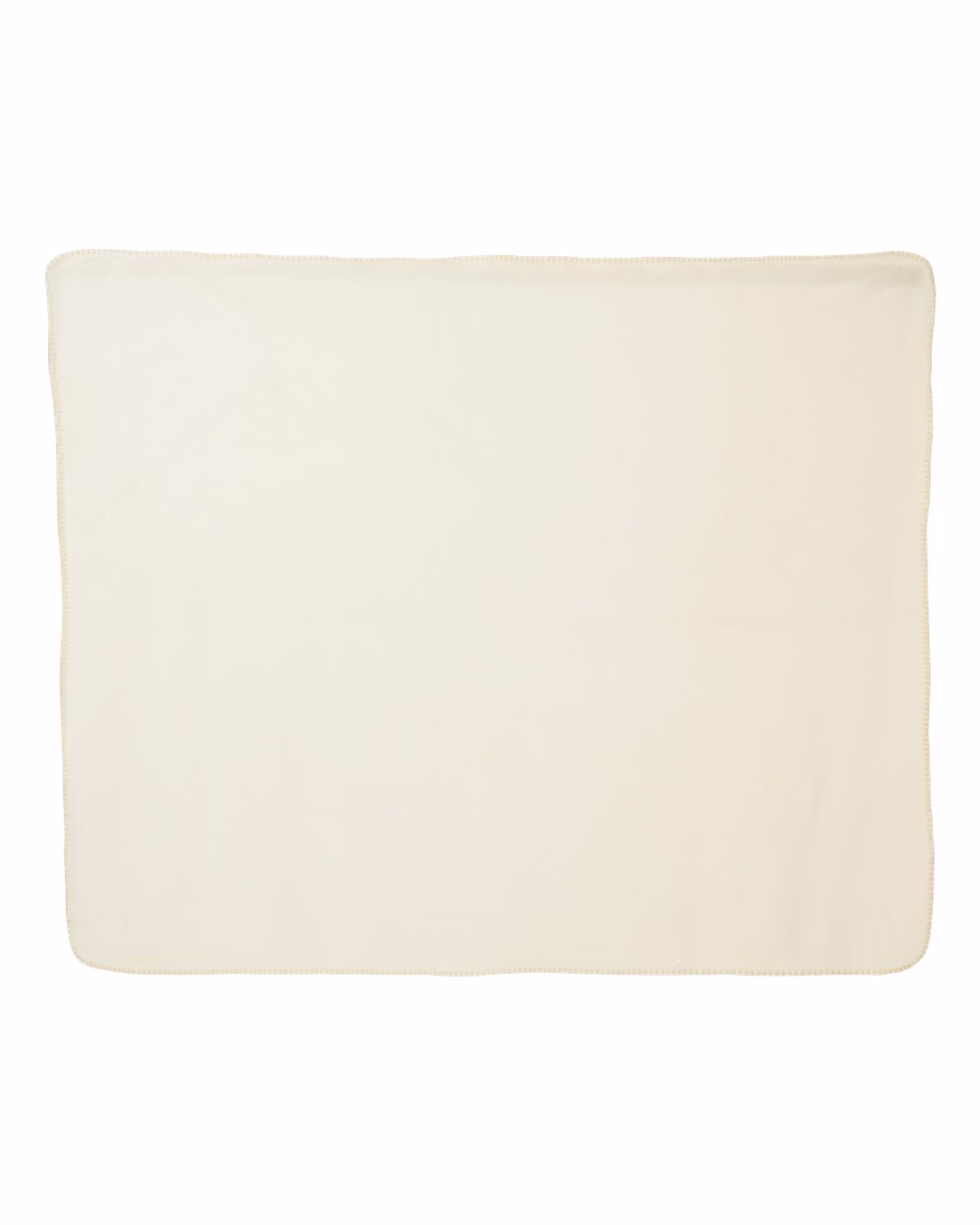 Alpine Fleece Throw Blanket - Cream - front