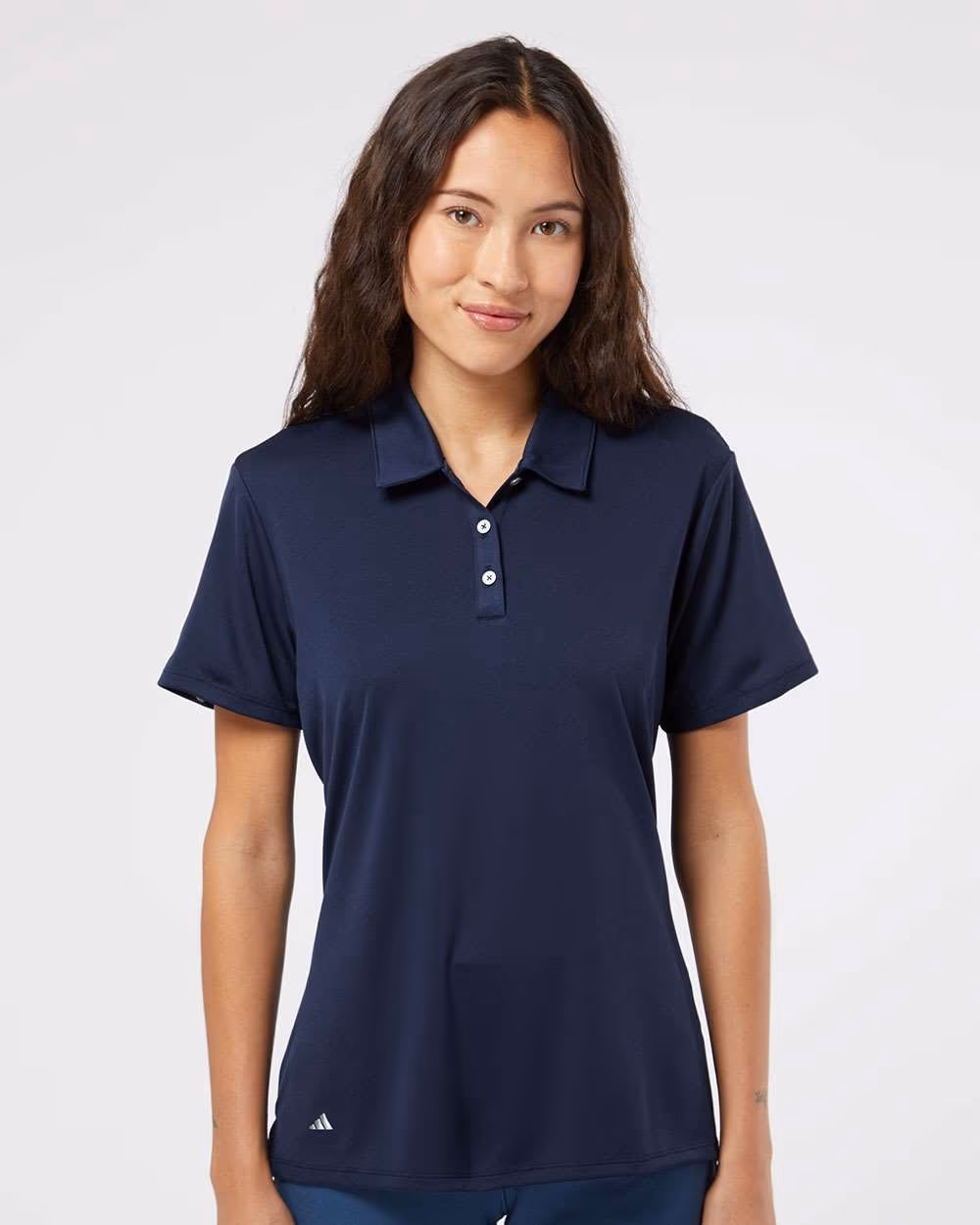 Adidas Women's Performance Polo - Navy front