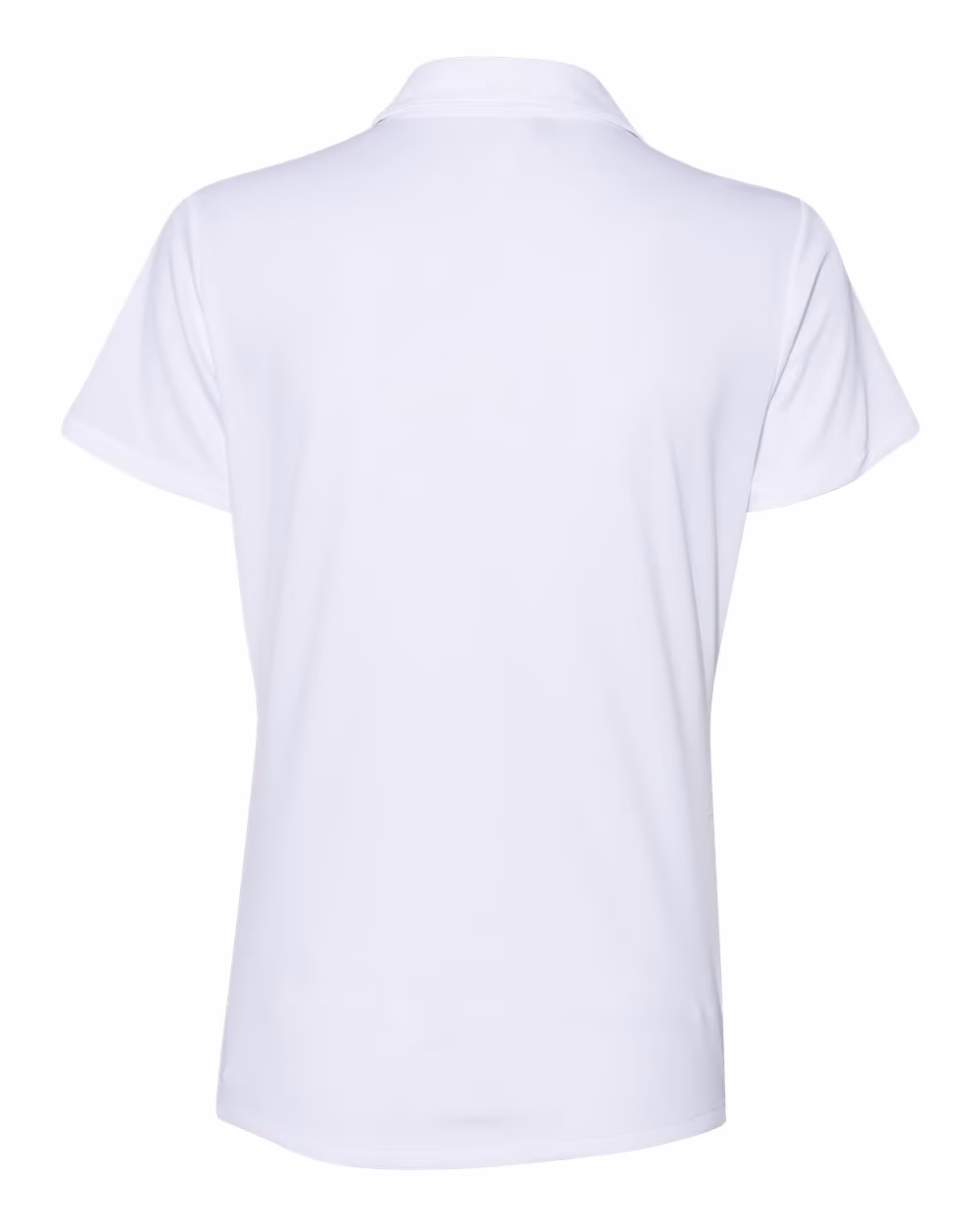 Custom Adidas Women's Performance Polo - White flat back