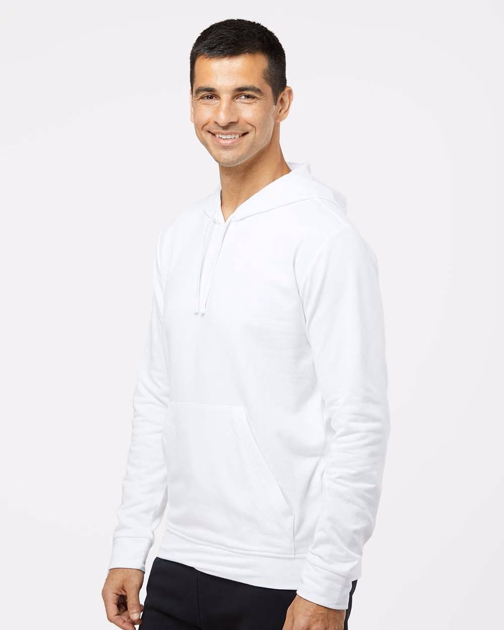 Custom Adidas Unisex Fleece Hooded Sweatshirt - White side