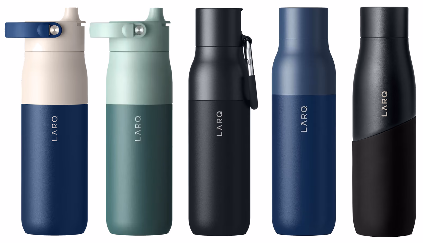 Custom LARQ bottles with company logo