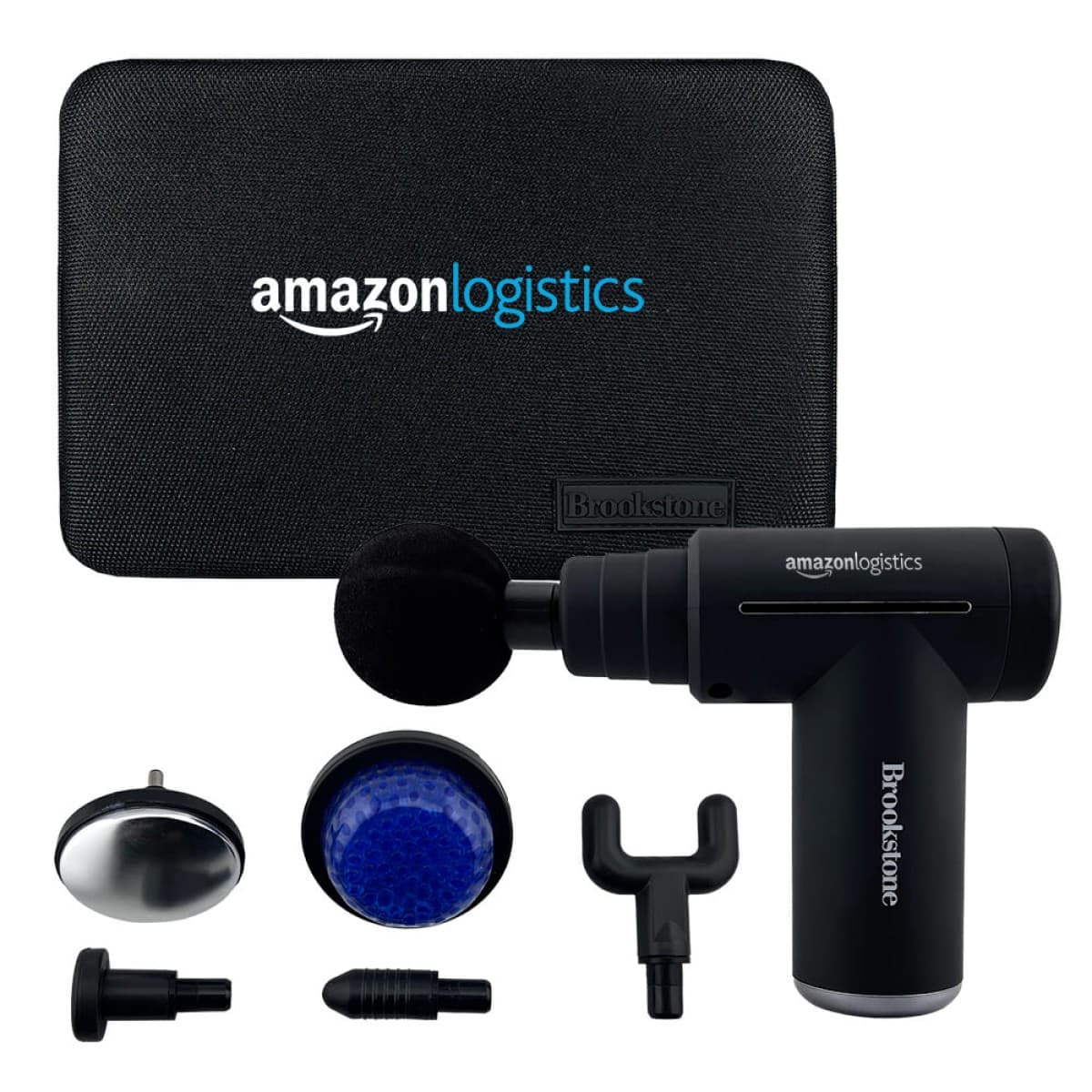 Custom Brookstone Wireless Deep Tissue Percussion Massager with Custom Logo