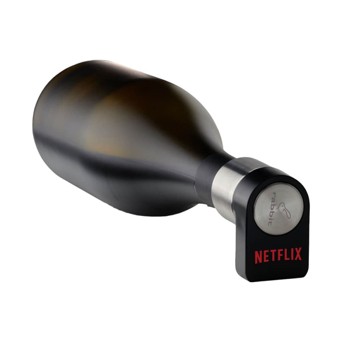 Custom Rabbit Wine Bottle Stopper and Stand with Custom Logo