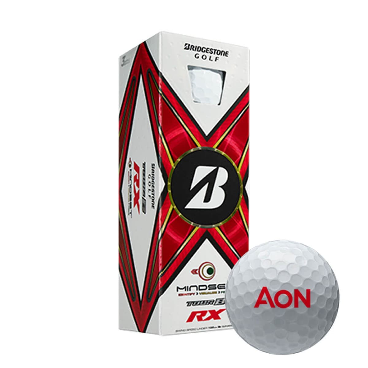Bridgestone Tour B RX MindSet Golf Ball Sleeve with Custom Logo