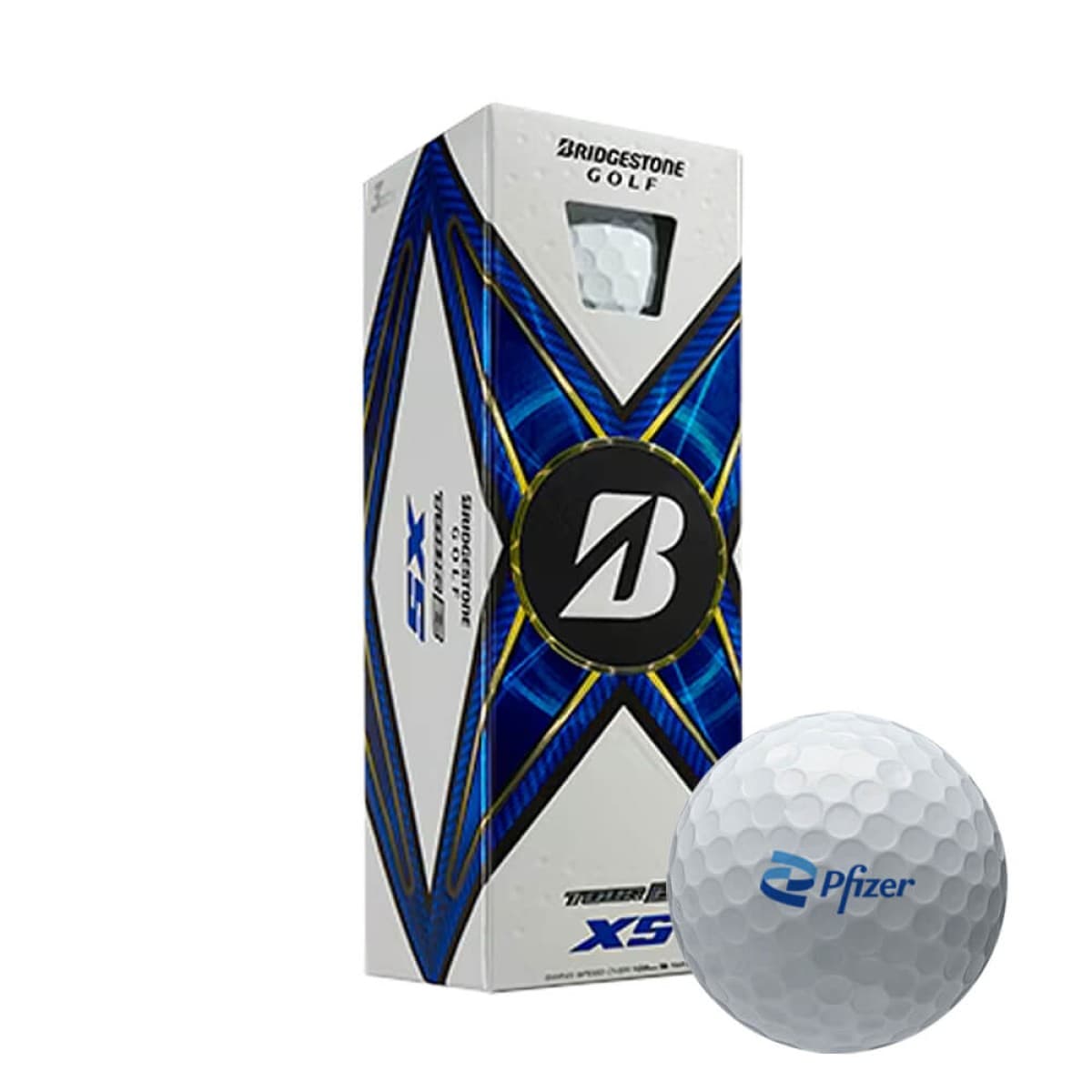 Bridgestone Tour B XS Golf Ball Sleeve with Custom Logo