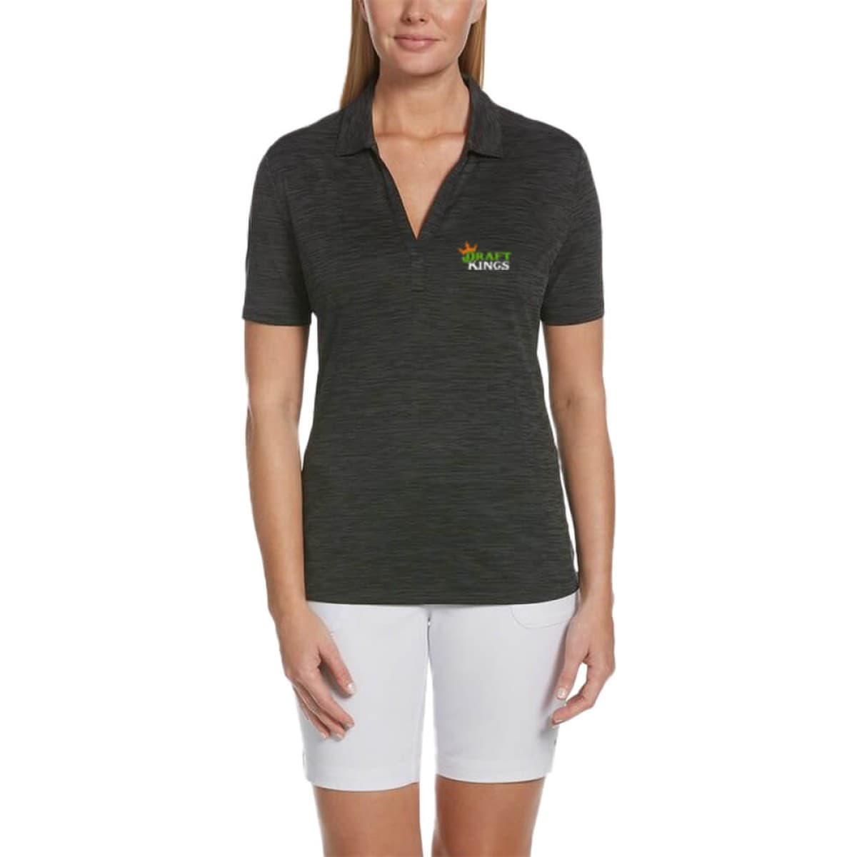Callaway Broken Stripe Ladies Polo with Custom Logo