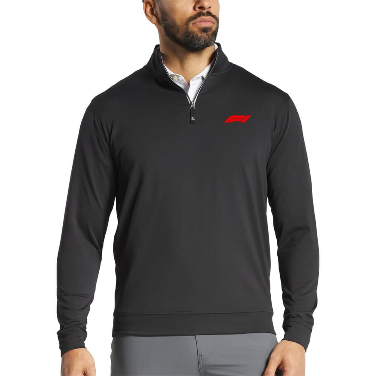 Footjoy Men Approach Quarter-Zip with Custom Logo