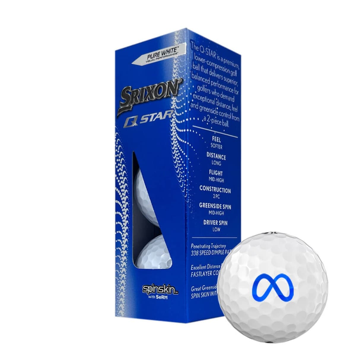Srixon Q-Star Golf Ball Sleeve with Custom Logo
