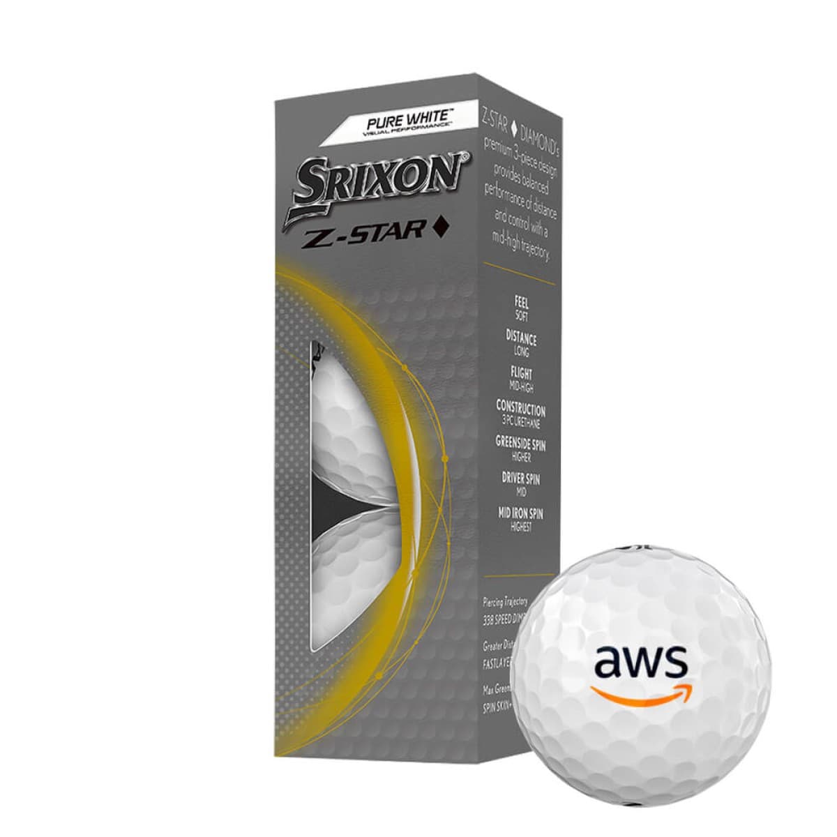 Srixon Z-Star Diamond Golf Ball Sleeve with Custom Logo