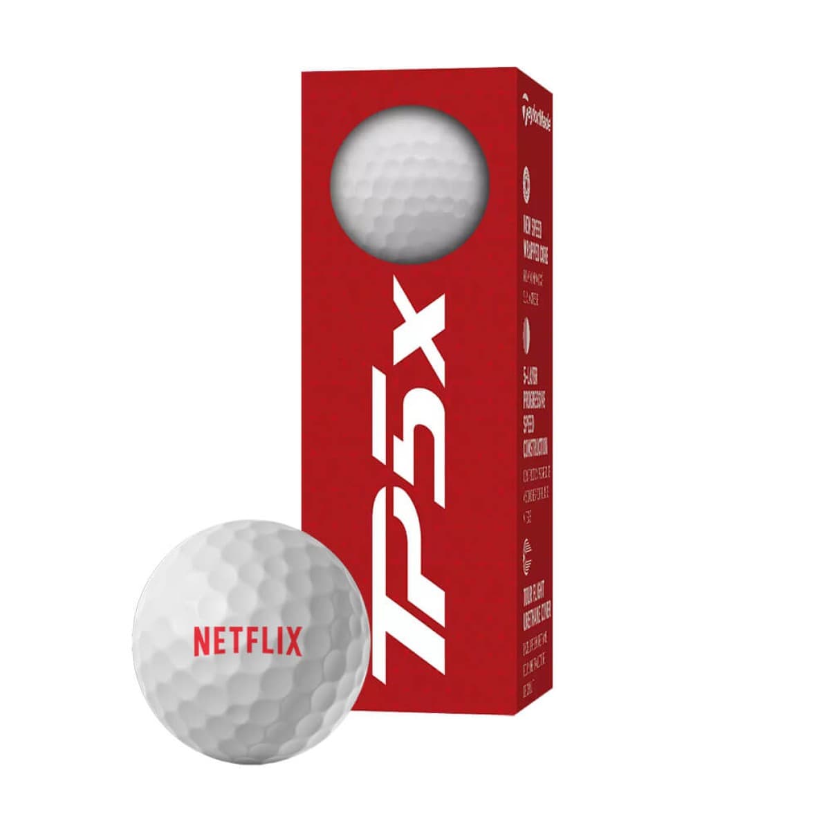 TaylorMade TP5x Golf Ball Sleeve (3 Pack) with Custom Logo