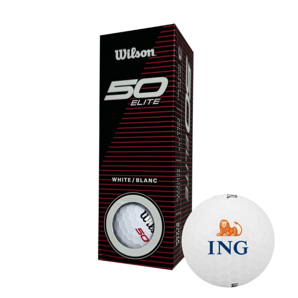 Wilson 50 Elite Golf Ball Sleeve with Custom Logo