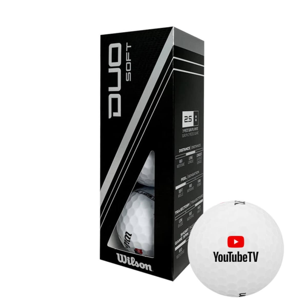 Wilson Duo Soft Golf Ball Sleeve with Custom Logo