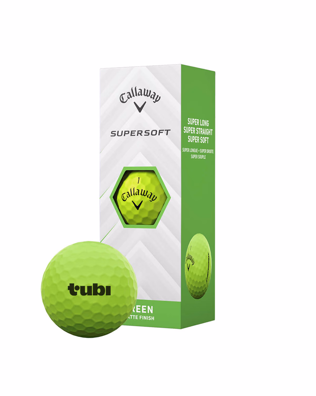 Callaway Supersoft Golf Ball Sleeve with Logo (Multicolor)