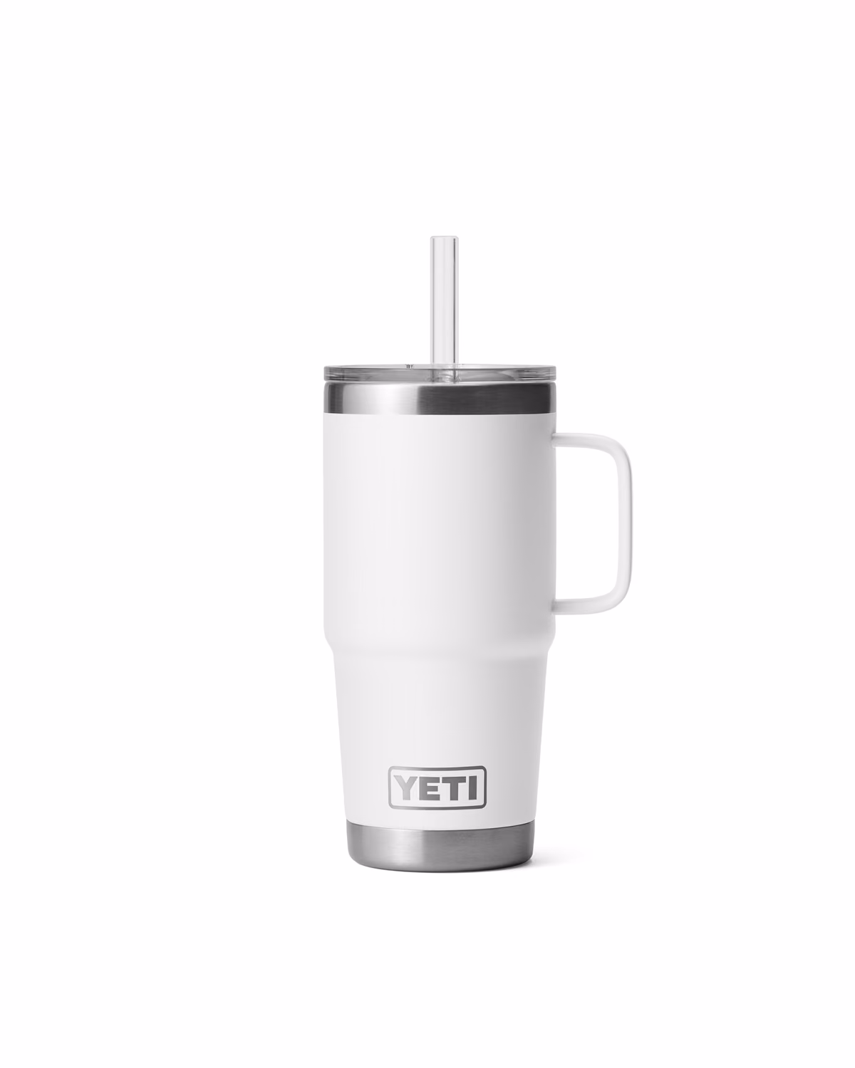 Yeti Rambler 25oz Mug with Straw Lid, Engraved