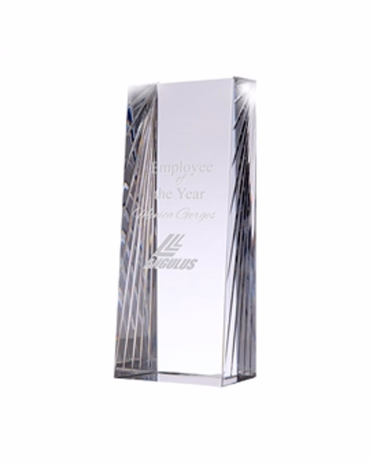 Crystal Award: Alcor Polygon Tower Design