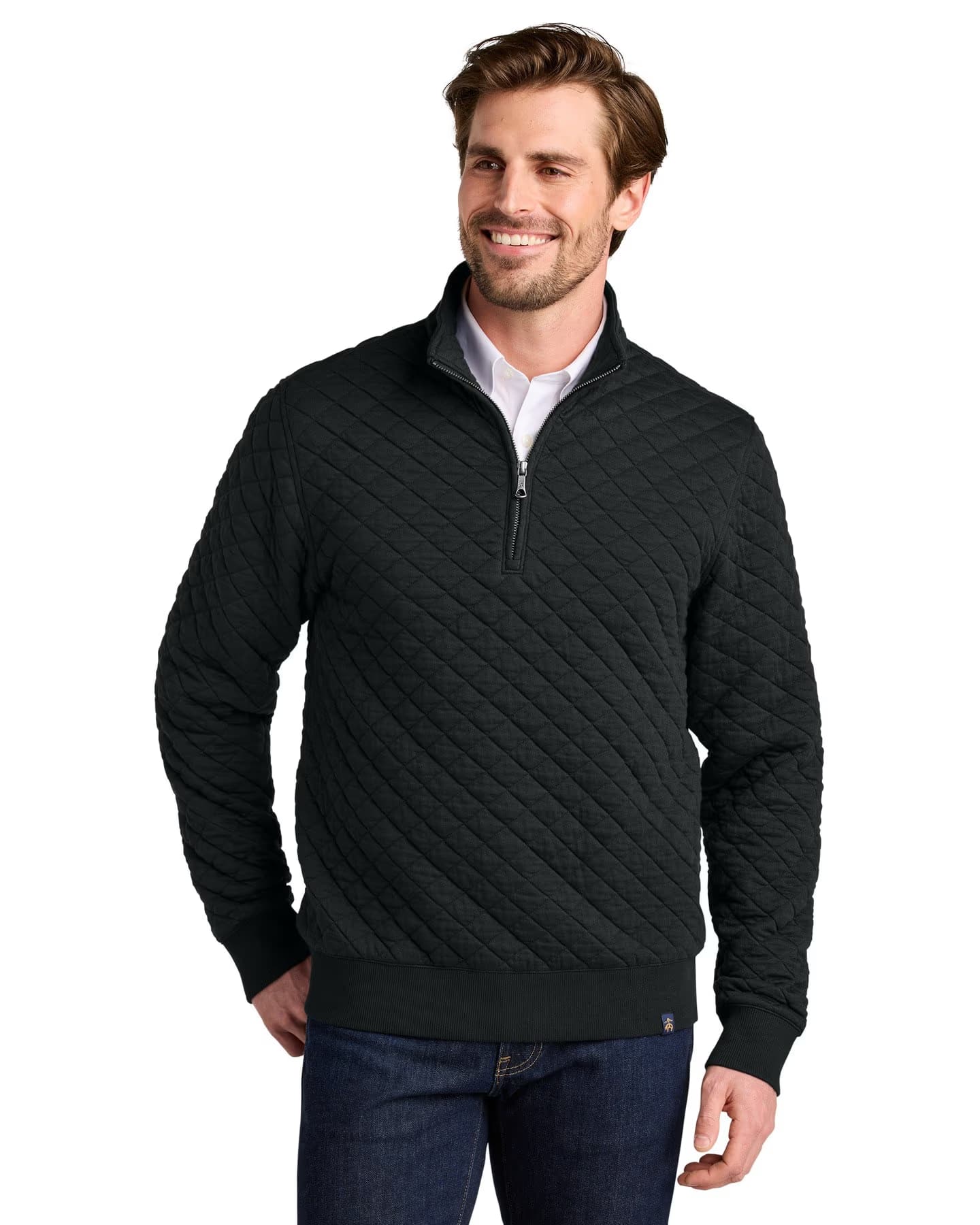 Brooks Brothers Diamond Quilt 1/4-Zip