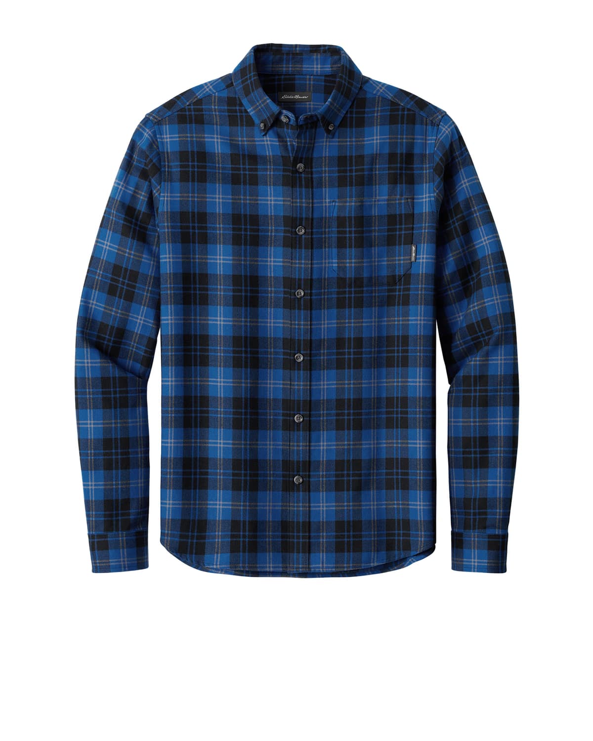 Eddie Bauer Long Sleeve Favorite Flannel Plaid Shirt