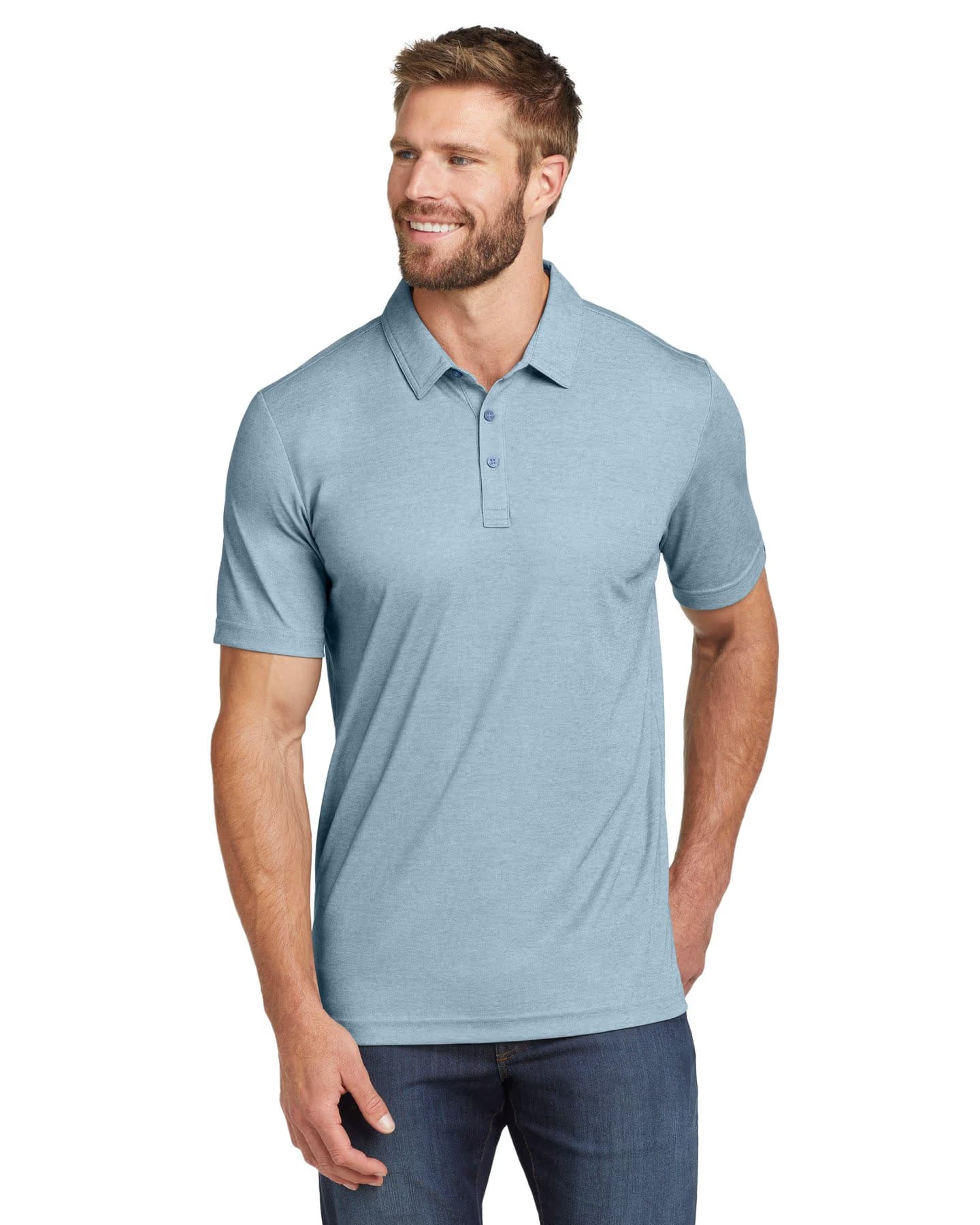 TravisMathew Oceanside Heather Polo