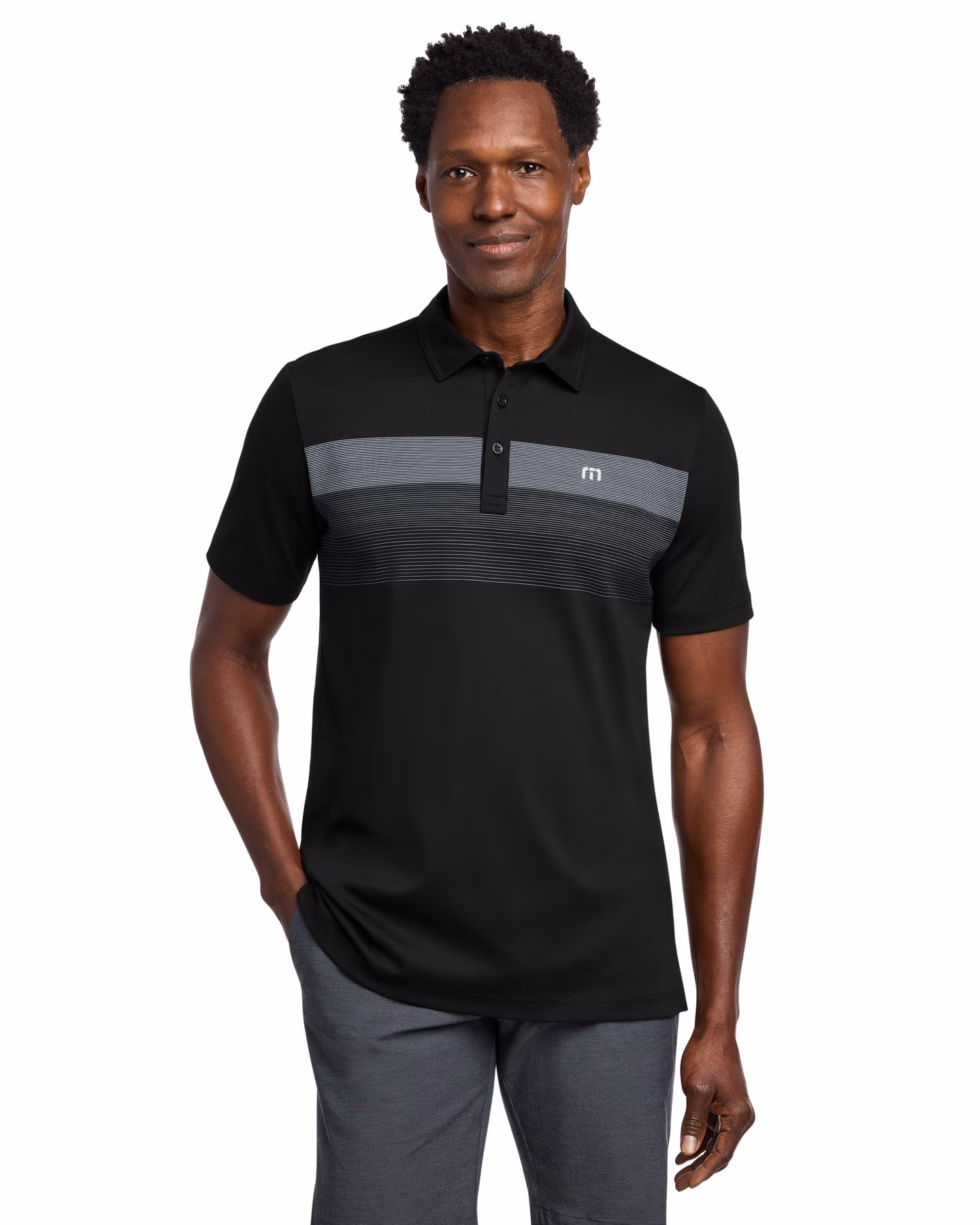 TravisMathew Coastal Chest Stripe Polo