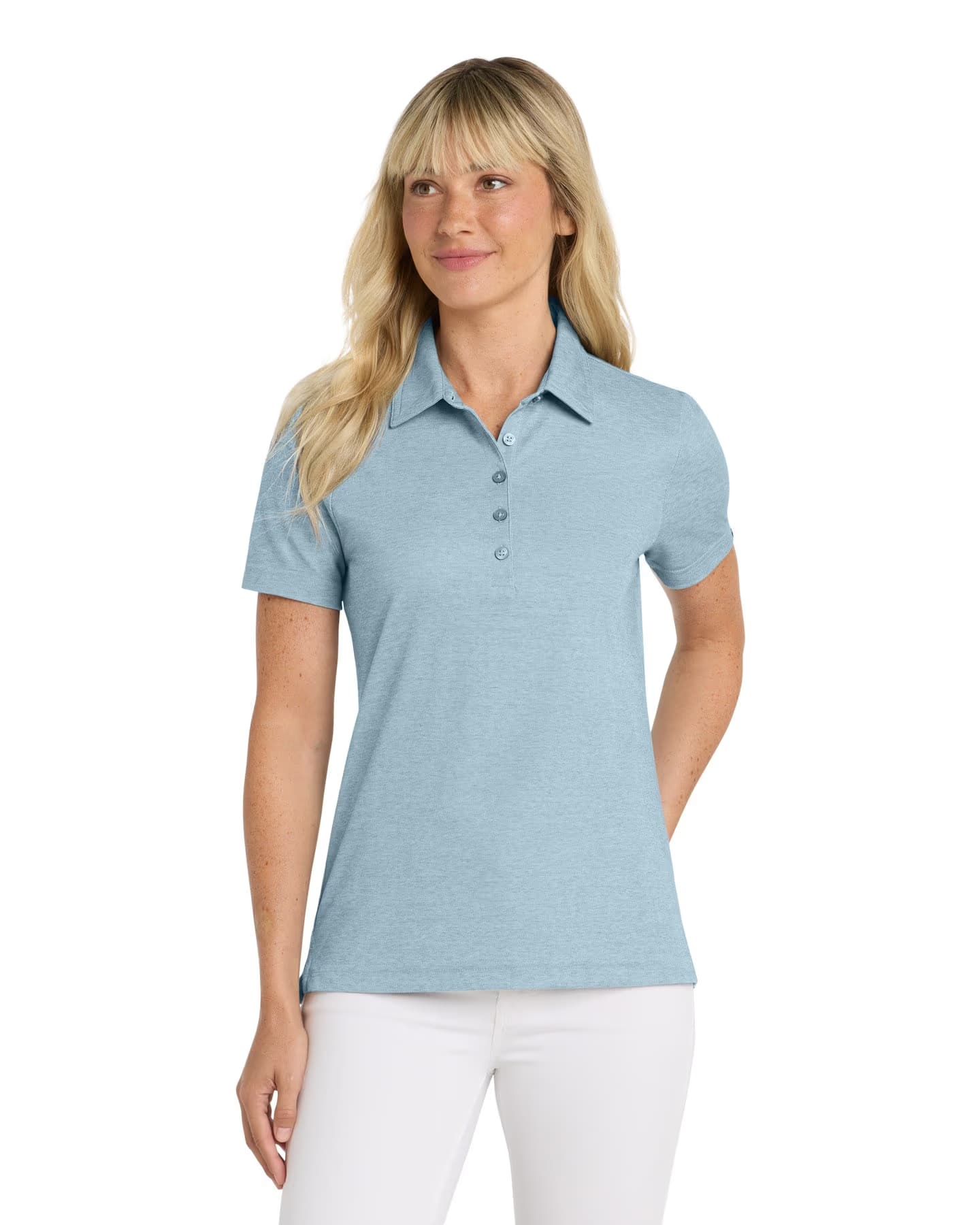 TravisMathew Women's Oceanside Heather Polo
