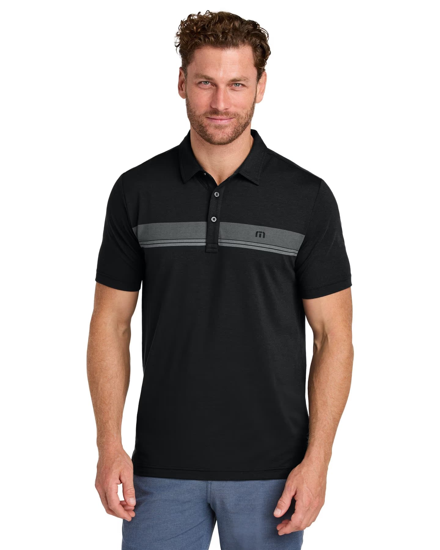 TravisMathew Glenview Stripe Polo