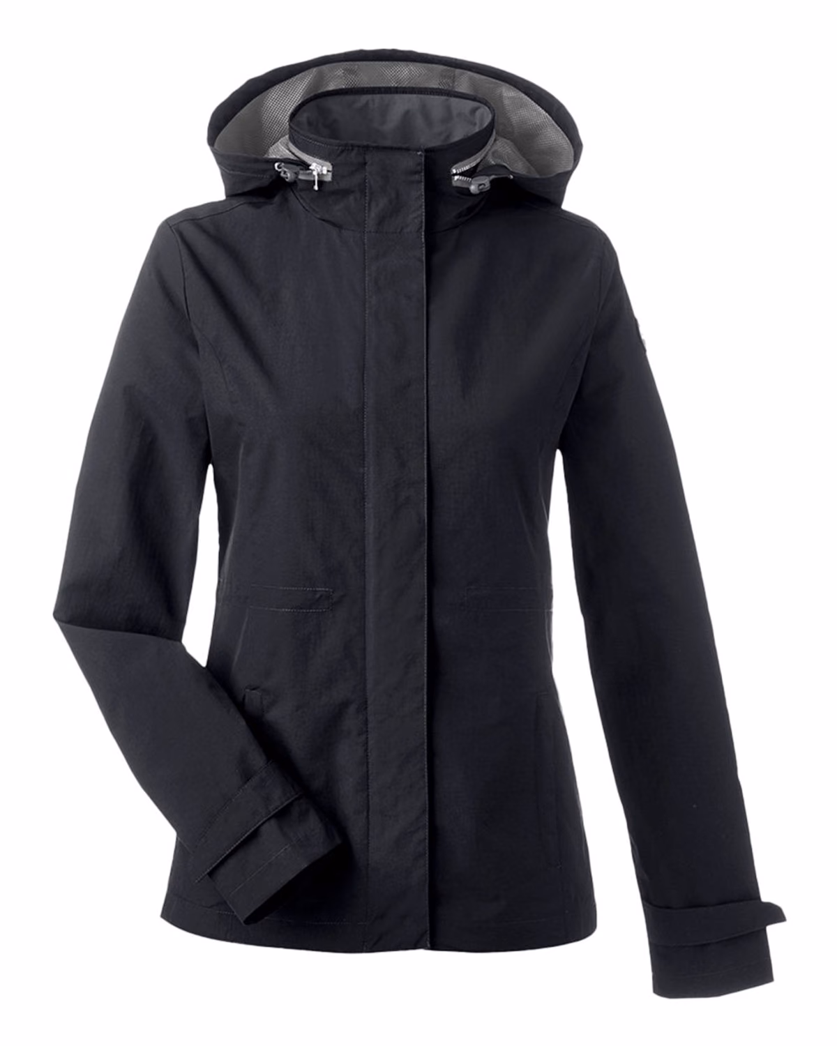 Nautica Women's Voyage Hooded Rain Jacket