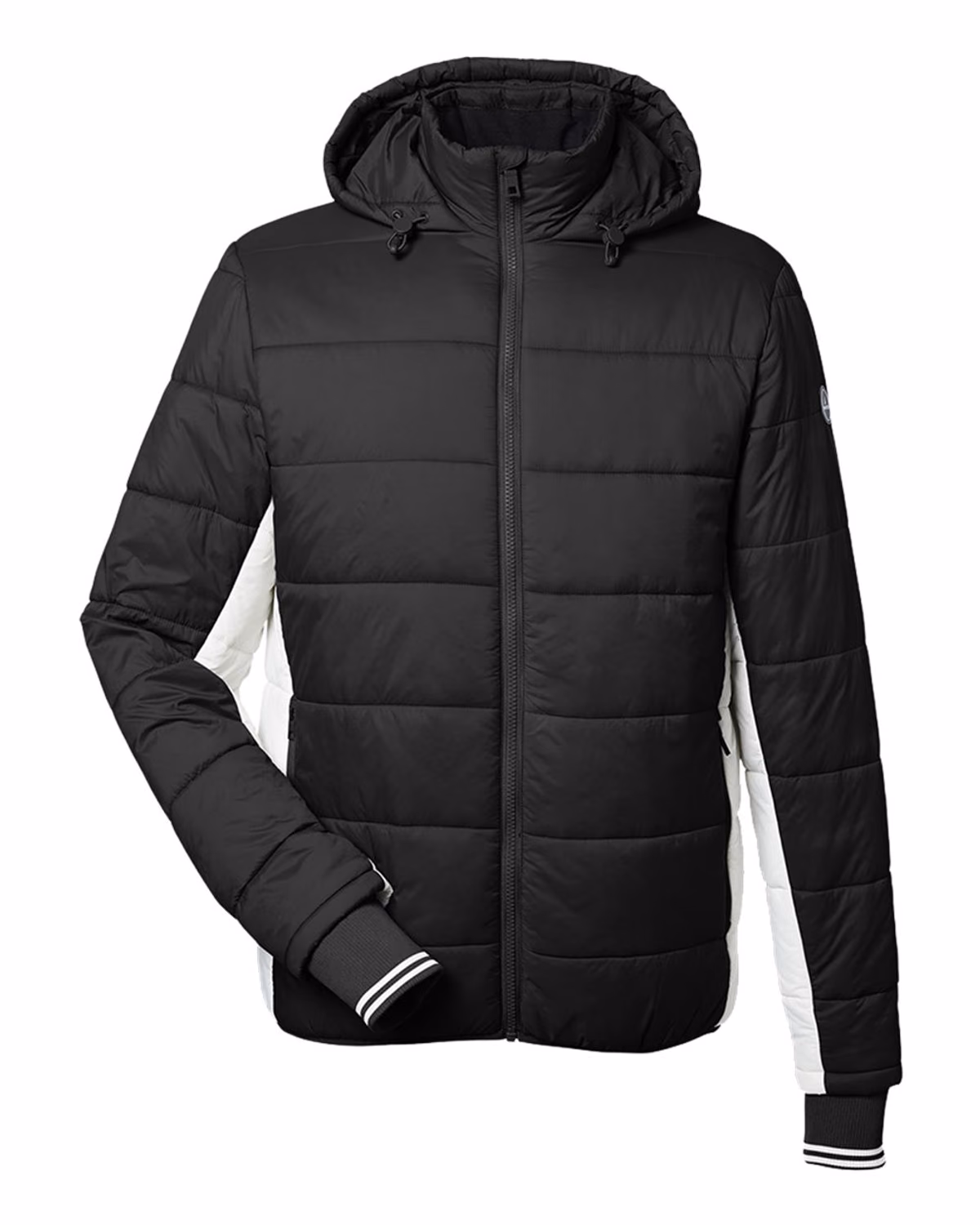 Nautica Men's Nautical Mile Hooded Puffer Jacket