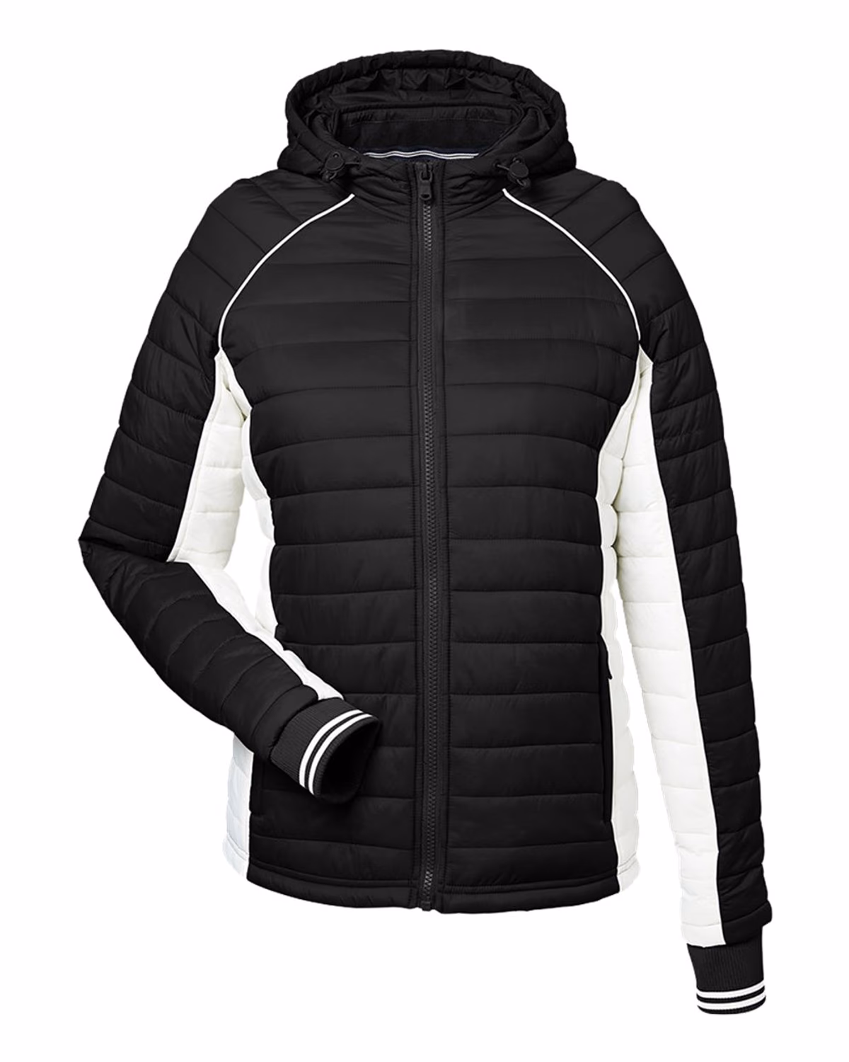 Nautica Women's Nautical Mile Hooded Puffer Jacket