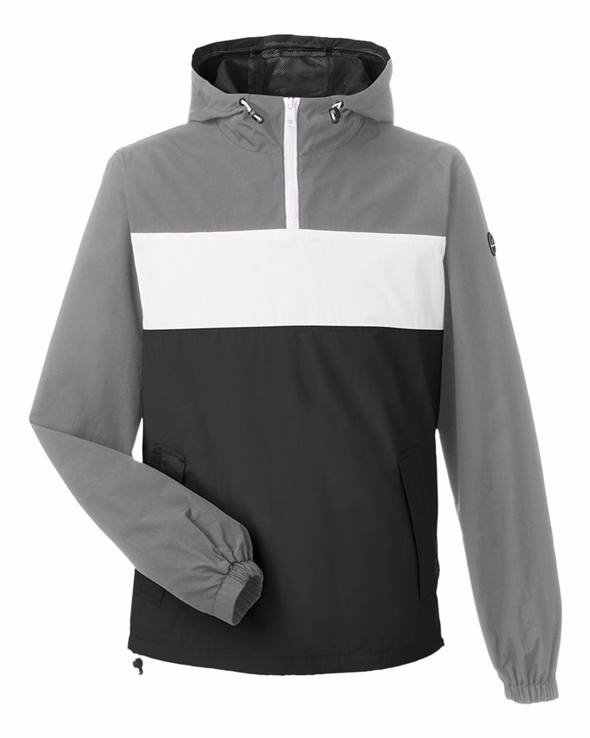 Nautica Unisex Windward Anorak Hooded Quarter-Zip Jacket
