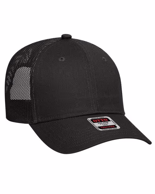 Custom OTTO CAP® 6-Panel Low Profile Mesh Back Trucker Hat