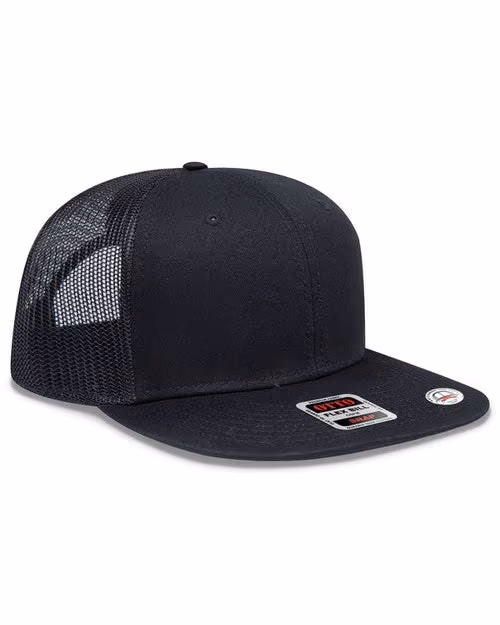 Custom OTTO SNAP 6-Panel Mid Profile Mesh Back Trucker Snapback Hat