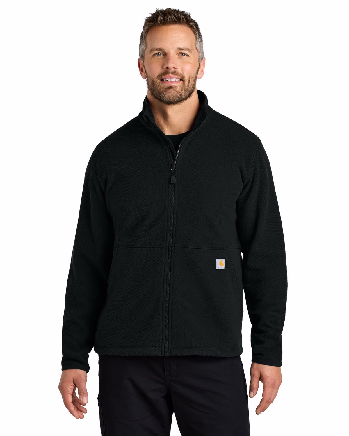 Custom Carhartt Textured Full-Zip Fleece Jacket
